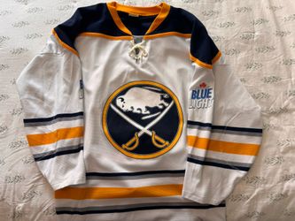Buffalo Sabres Hockey Jersey Labatt Blue Light Athletic Knit
