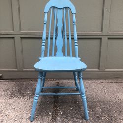 Vintage Painted Wooden Chair 