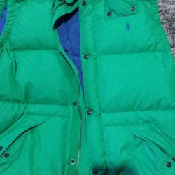 Polo Puffer vest/reversible