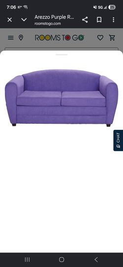 Kids purple couch from Rooms to go