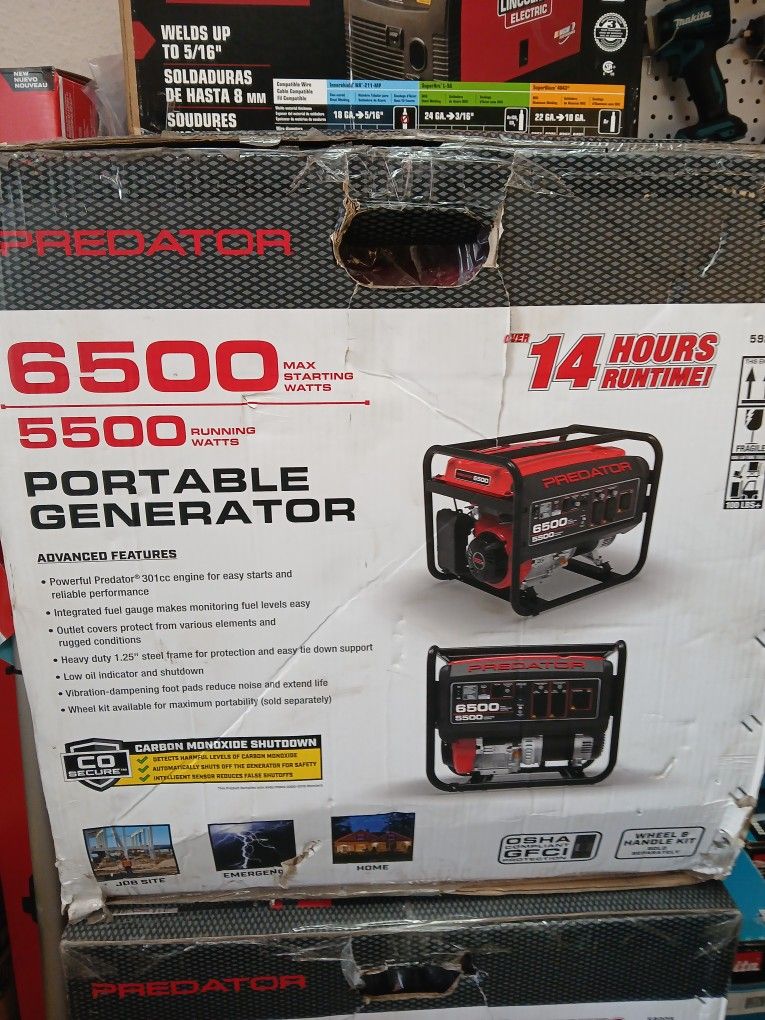 Predator New Generator 6500 Watss Nuevo