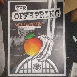 The Offspring 30th Anniversary Honda Center Poster