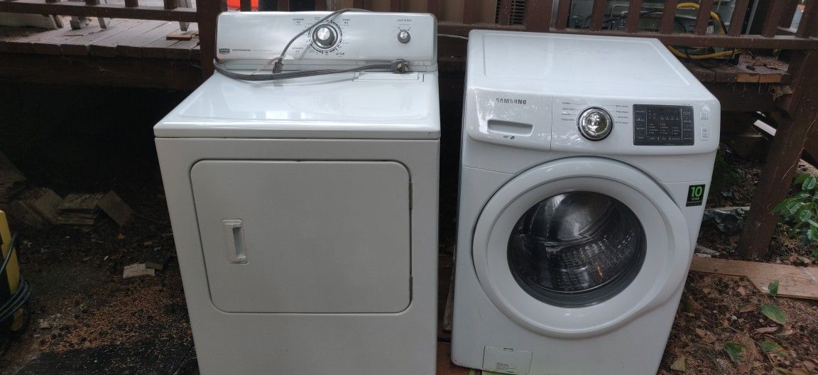 Maytag Dryer And Samsung Washer