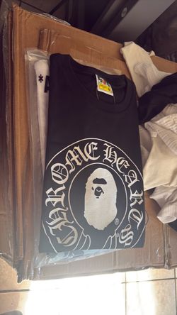 BAPE x Chrome Hearts Black Graphic T-Shirt