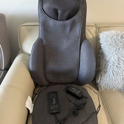 back and neck massager with heat. Masaje De Espalda Y Cuello Con Calor