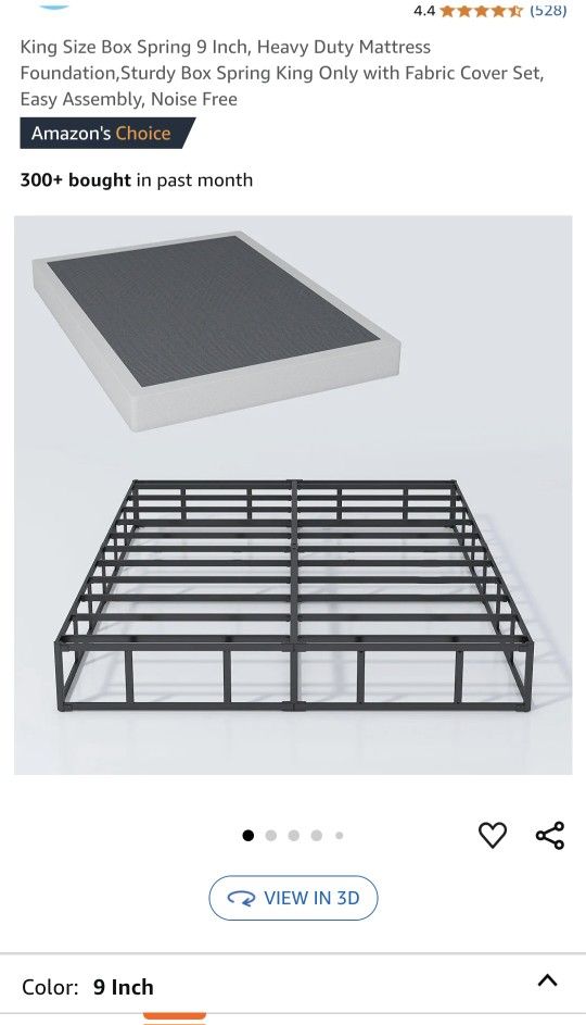 King 9 Inch Box Spring