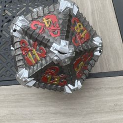 D&D Popcorn Bucket Dice