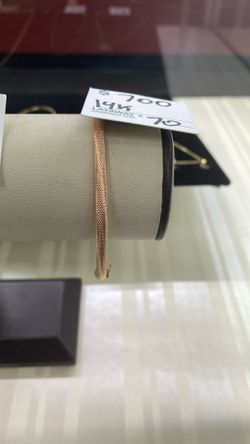 14k Followers Owe Gold Bangle