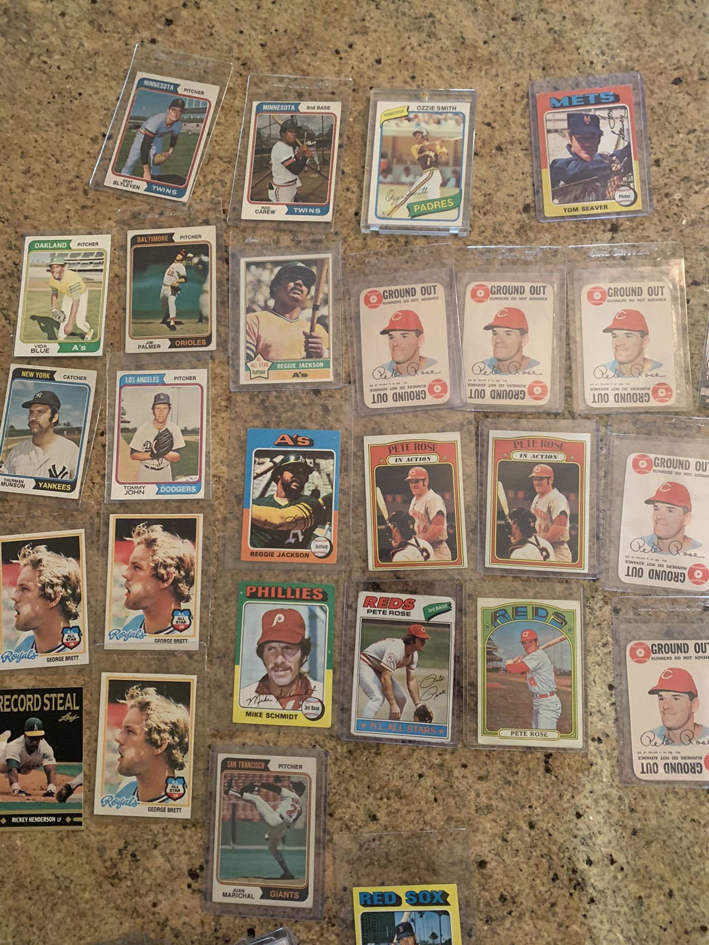 Entire Baseball Card Collection.. rookies unopened packs etc. 