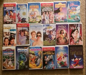 18 CLASSIC DISNEY VHS TAPES