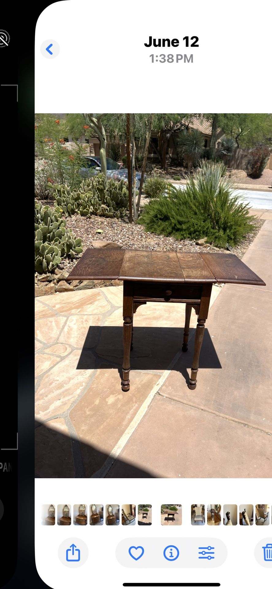 Antique Sewing Table