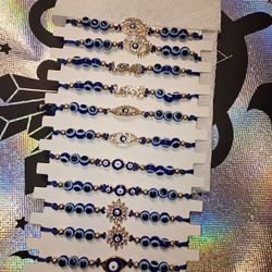 Evil Eye Bracelets/pulsera Ojo Turko