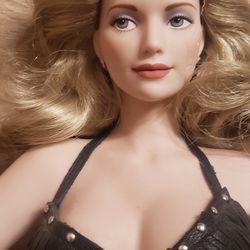 Franklin Mint Harley Davidson Porcelain Doll