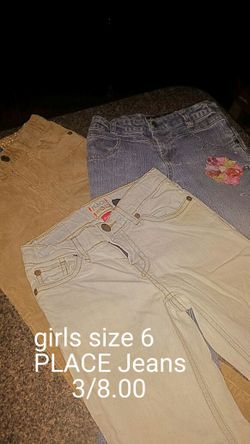 Girls size 6 jeans