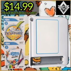 *WHITE* U-Draw Game Tablet + Games (TRADE IN YOUR OLD GAMES)