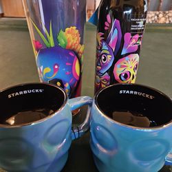 Starbucks cups set of 4