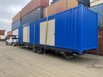 40ft Shipping Container w/ Custom Side Roll-Up Doors – Easy Access!