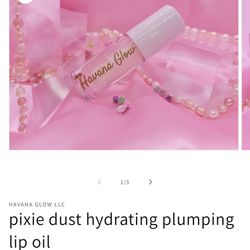 Havana Glow pixie dust hydrating plumping lip oil 