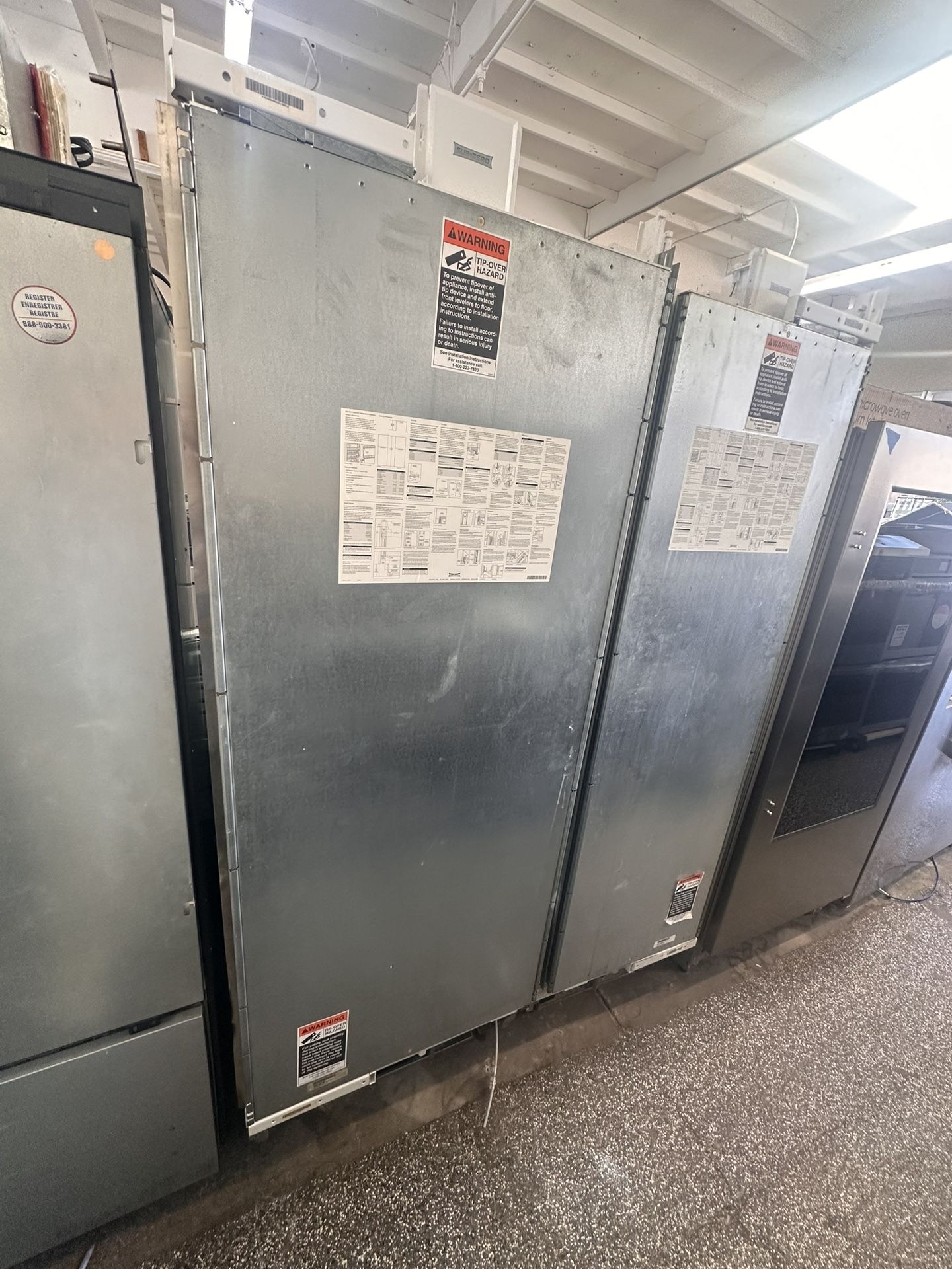 Sub-Zero 54” Panel Ready Column Set |Fridge & Freezer Set To R