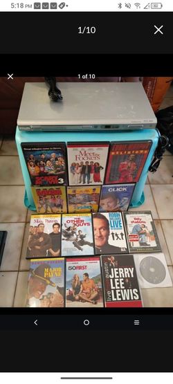 Dvd Phillips player and DVD movies  dvd player $10 and DVD movies $2 each