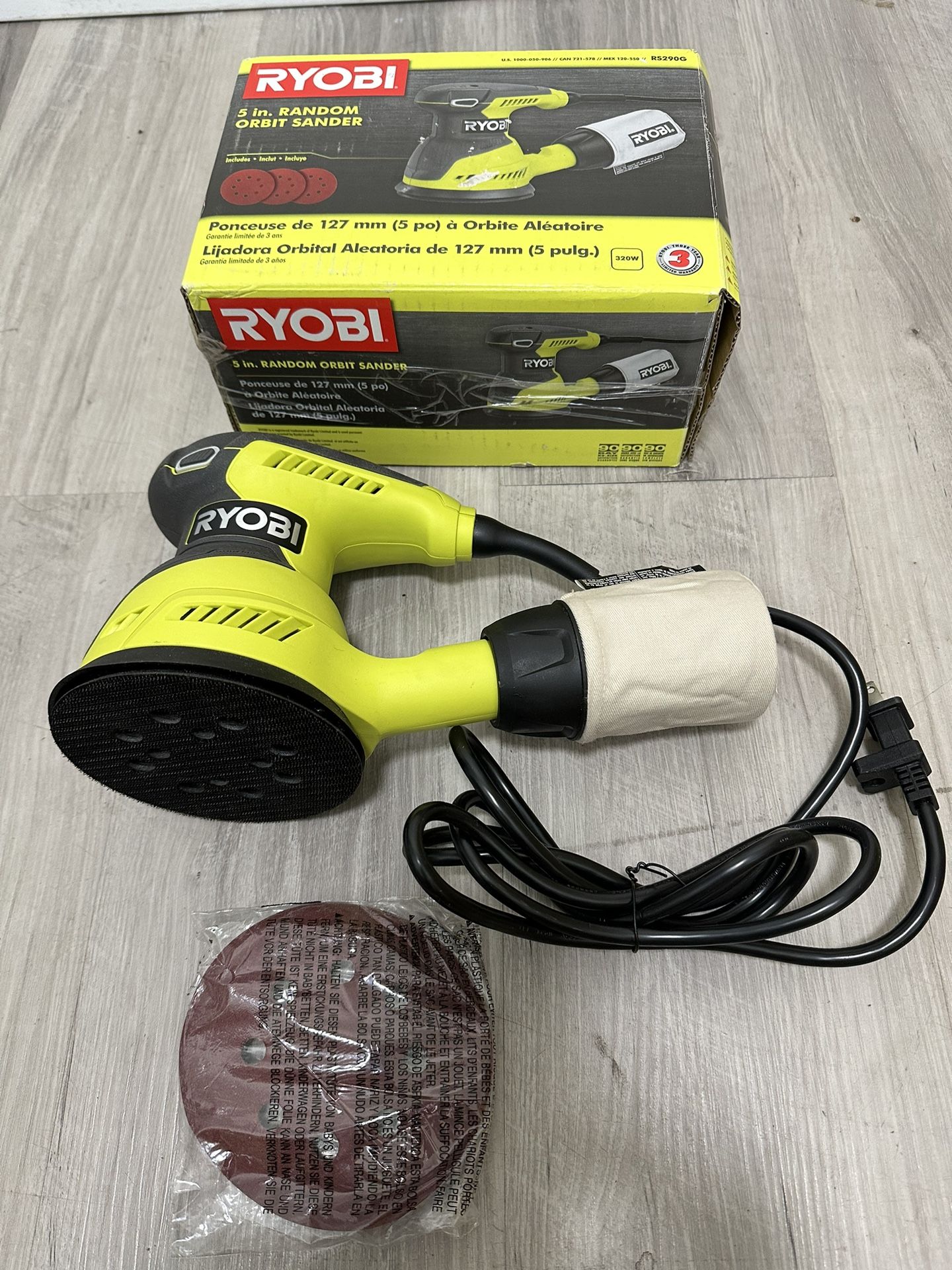 RYOBI 2.6 Amp Corded 5 in. Random Orbital Sander