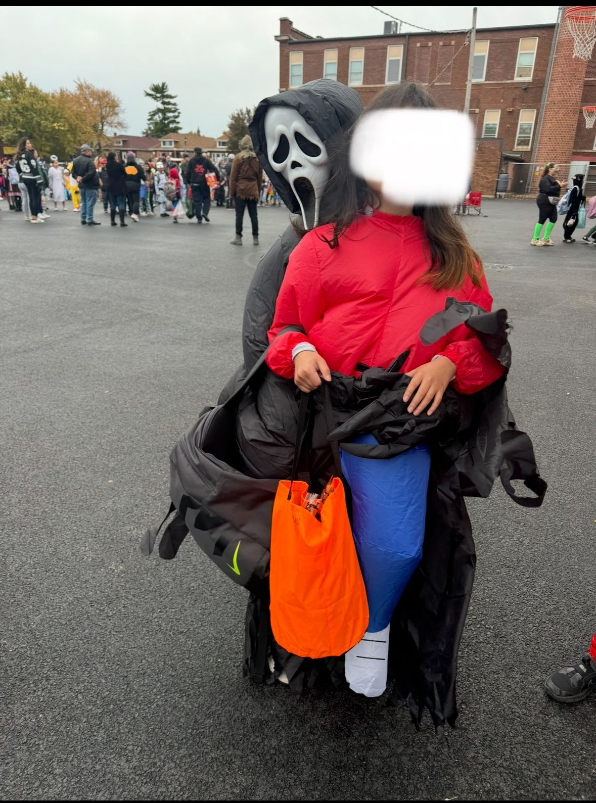 Inflatable Ghost Face Costume