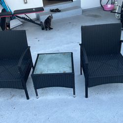 Patio Set – 2 Chairs + Table – Perfect Balcony Setup