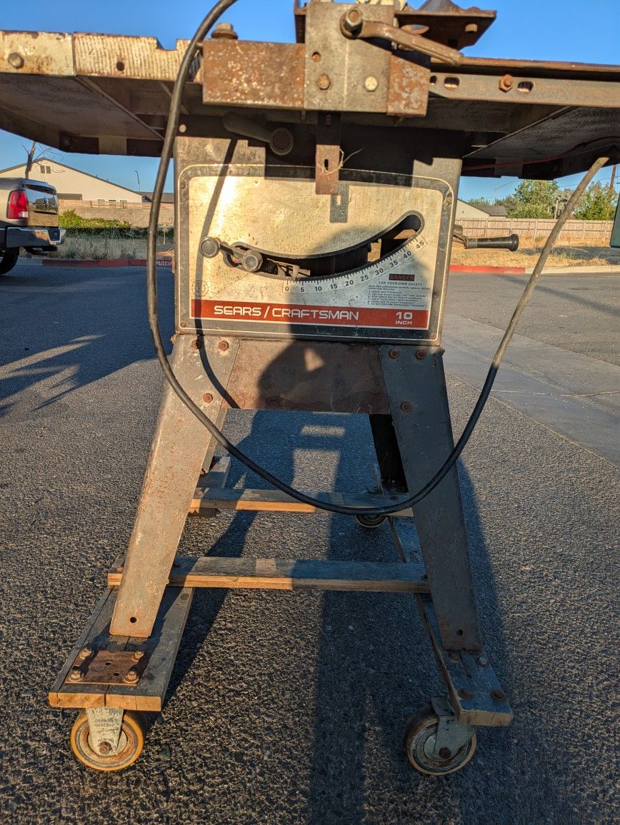 Sears/Craftsman 10" Table Saw