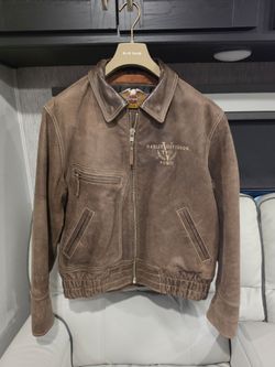 Vintage Harley-Davidson Twin V Power Bomber Leather Jacket