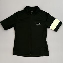 Rapha Kids Cycling Jersey, Black, Size 5-6