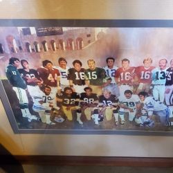 Antique NFL hand Painted