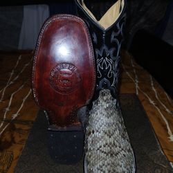 Rattle Snake Western Diamond Back Boots 