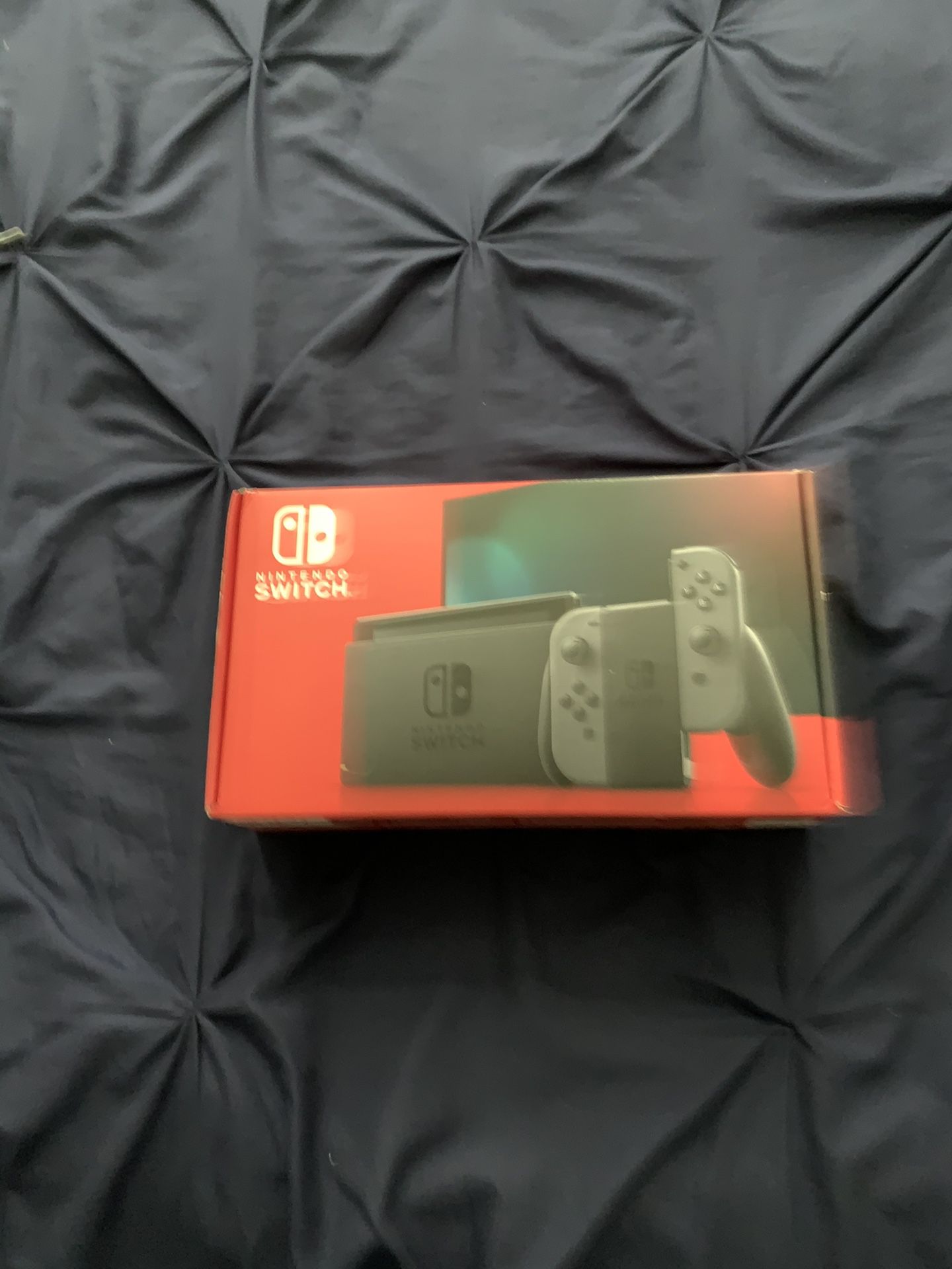 New Nintendo Switch V2 with Gray joycons