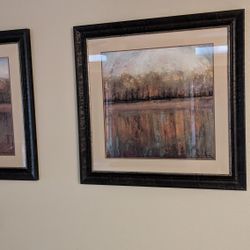 Two Framed Pictures