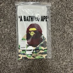 Bape white camo t shirt 