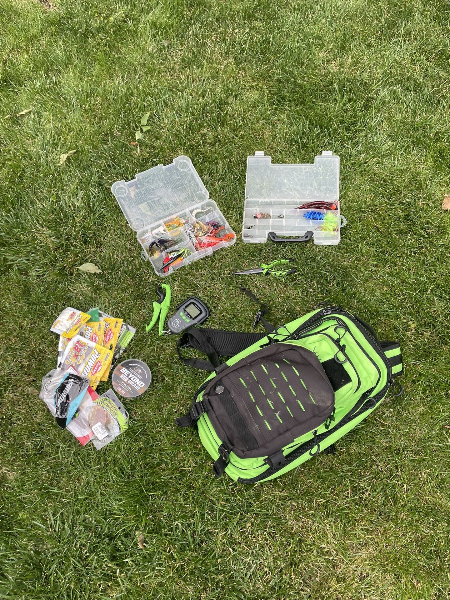Miscellaneous Bait And Tackle + Samurai Fishing Bag