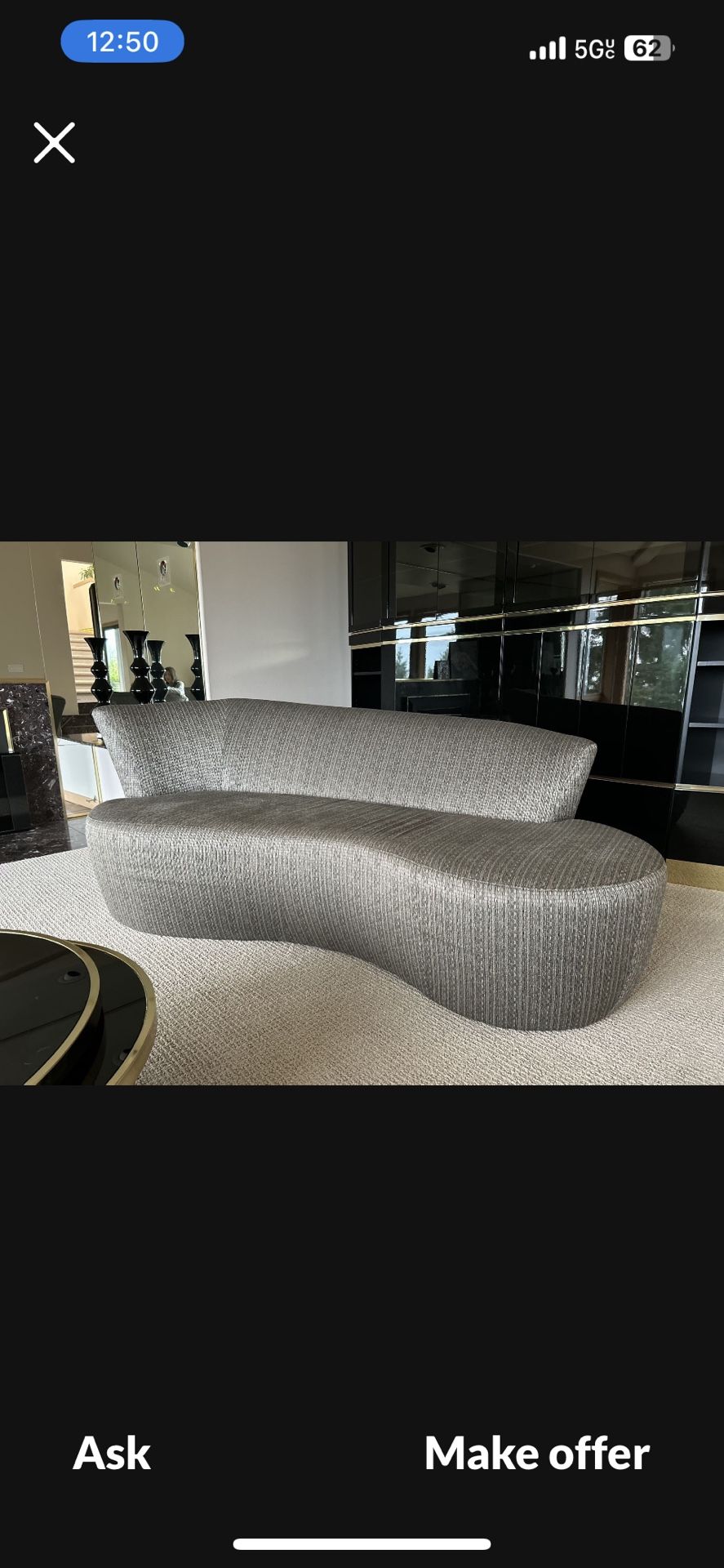 Modern Grey Couch
