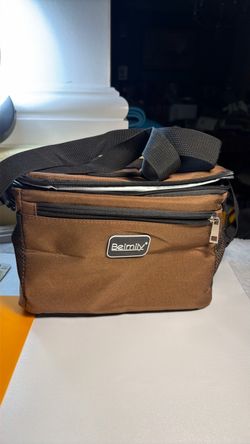 Beimily Brown Insulated Lunch Bag