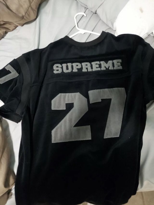 Supreme Suede Football Jersey Size XL