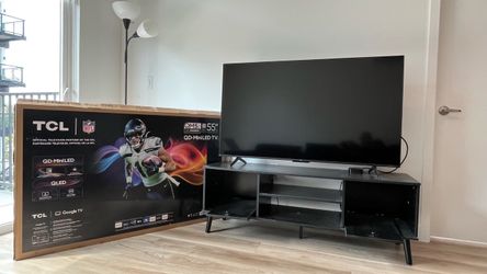 55'' TV (with Stand) 4K UHD HDR QD-Mini LED Smart TV Google TV