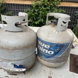   2  Propane Gas Tanks
