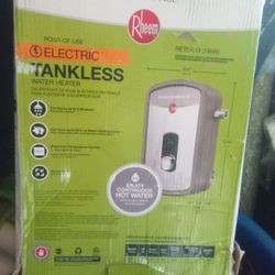 Rheem Electric (Tankless Hot Water) Heater (New In Box)