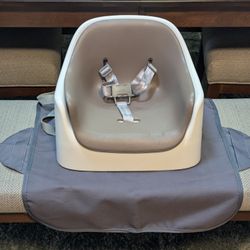 OXO Tot Nest Booster Seat With Straps And Mat....Taupe.....$50 Cash Firm