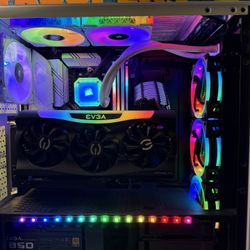 Gaming Pc, Monitor, Keyboard And Mouse - 3070Ti - Ryzen 7 5800X - 1440 Monitor 165hz - Lian Li - Corsair - Razor - M.2