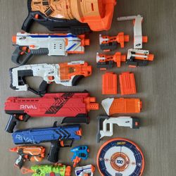 Assorted Nerf Gun Lot