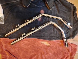 Chrome 2 inch drag pipes 40 inches long