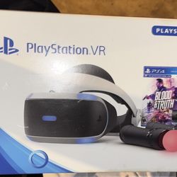 PS VR Headset With Controllers And Camera