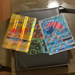 2X JUMBO GX Tag Team Reshiram And Charizard And Zoroark 