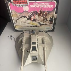 1980 Snowspeeder Complete w/ Box Vintage Star Wars ESB Kenner Vehicle