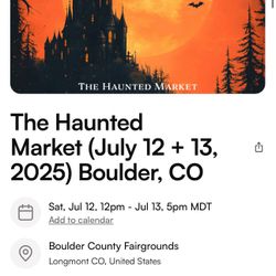 Two Tickets For The Haunted Market